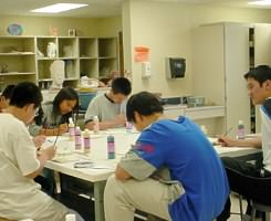 Photo: Students at work